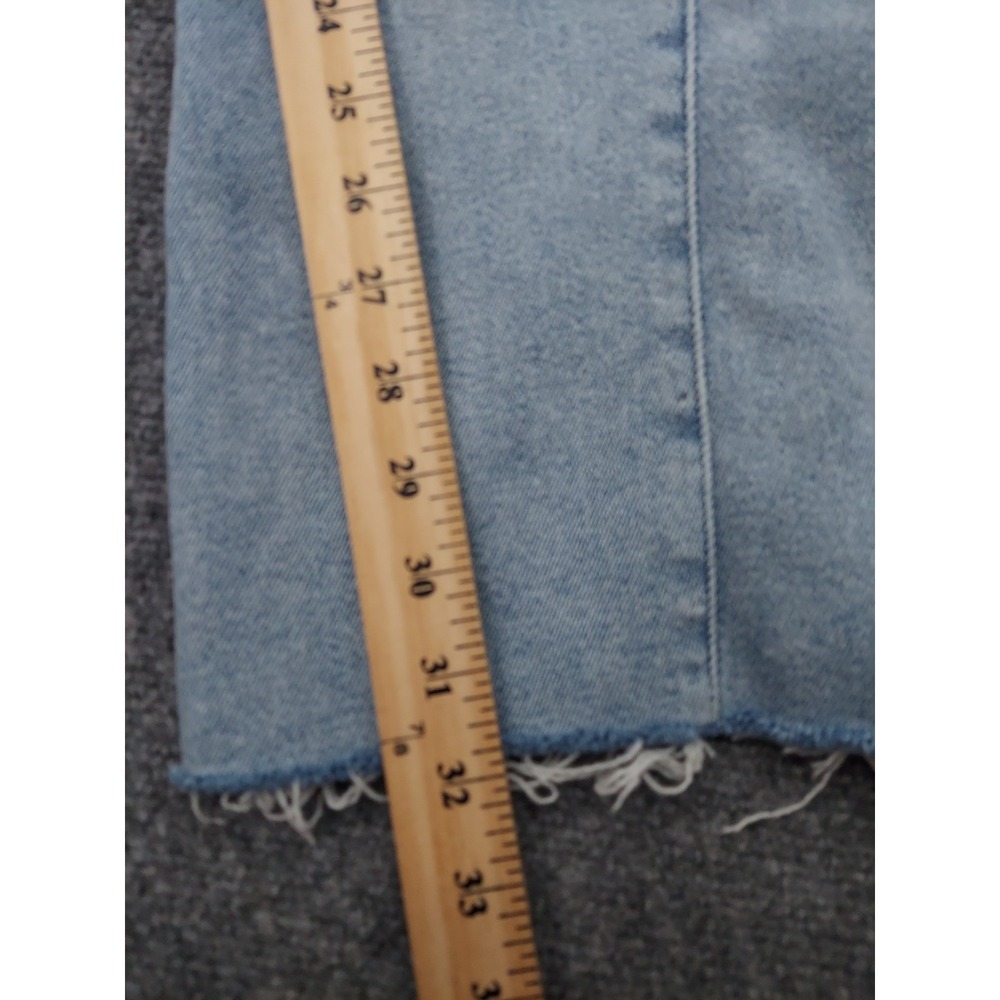 Good American Jeans Womens 10/30 Blue Light Wash Good Waist Palazzo Denim Wide - Picture 8 of 13